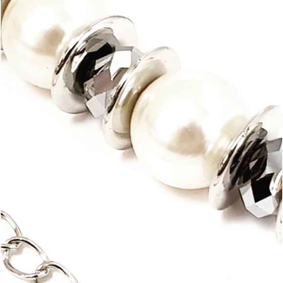 LAST🔥HP🔥Mother of Pearl Vintage Style Metal Chain Belt - Picture 4 of 13